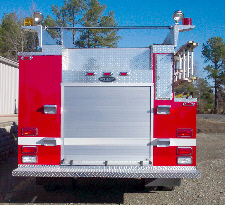 Biscoe, AR, Commercial Pumper, Rear View