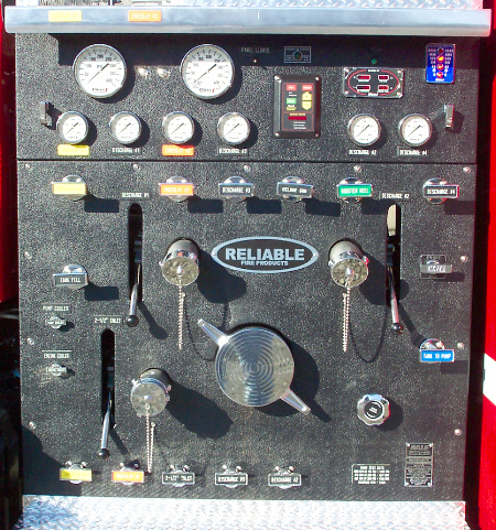 Biscoe, AR, Commercial Pumper, Control Panel