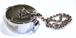 1-1/2" NH Chrome Plated Cap with Chain