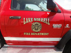 Vehicle Graphics on Lake Norrell, AR, truck