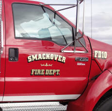 Door Graphics on Smackover Truck