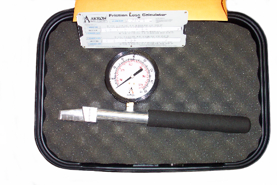Akron Brass Manual Pitot Gauge with Case