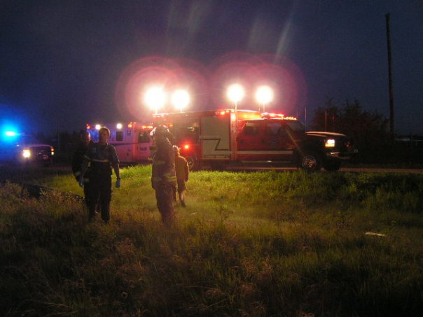 Sexsmith, Alberta, Light Duty Rescue, On Night Scene 2