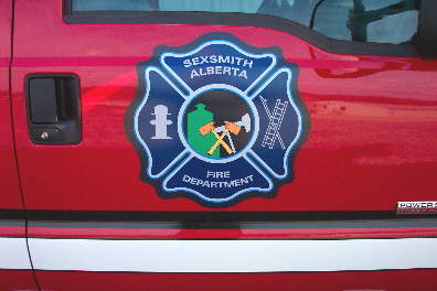 Sexsmith, Alberta, Light Duty Rescue, Door Emblem