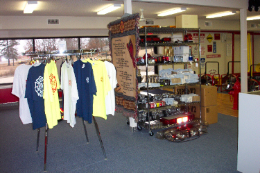 David's Fire Equipment Showroom, Fire Tees and Dicount Rack