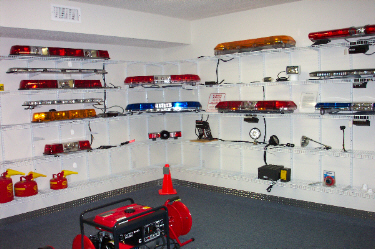 David's Fire Equipment Showroom, Light Bars
