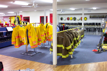 David's Fire Equipment Showroom, Turnout Gear