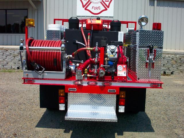 Loaded Flatbed Demo - Rear View