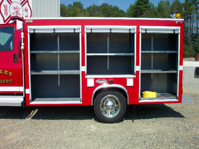 Naple, Texas, Medium Duty Rescue, Left Side, Doors Open