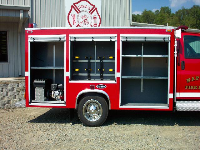 Naple, Texas, Medium Duty Rescue, Right Side, Doors Open