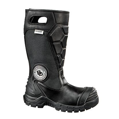 Black Diamond Leather Bunker Boots