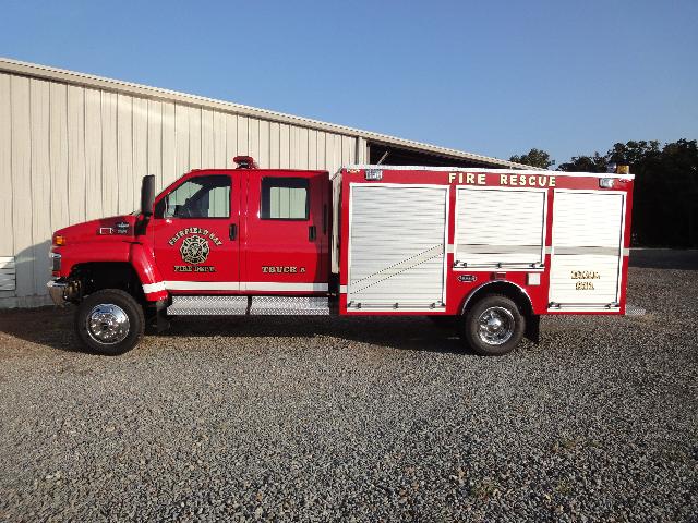 Medkium Duty Rescue Truck on Chevy 5500 Chassis, Left Side