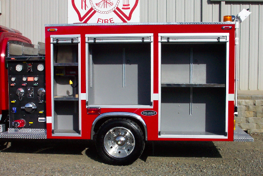 Midi-Pumper, Left Side, Body Only, Doors Open