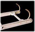 AlcoLite Aluminum Roof Ladder, Close-up of Roof Hooks