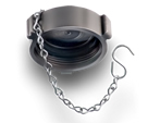 2-1/2" Aluminum Cap with Chain