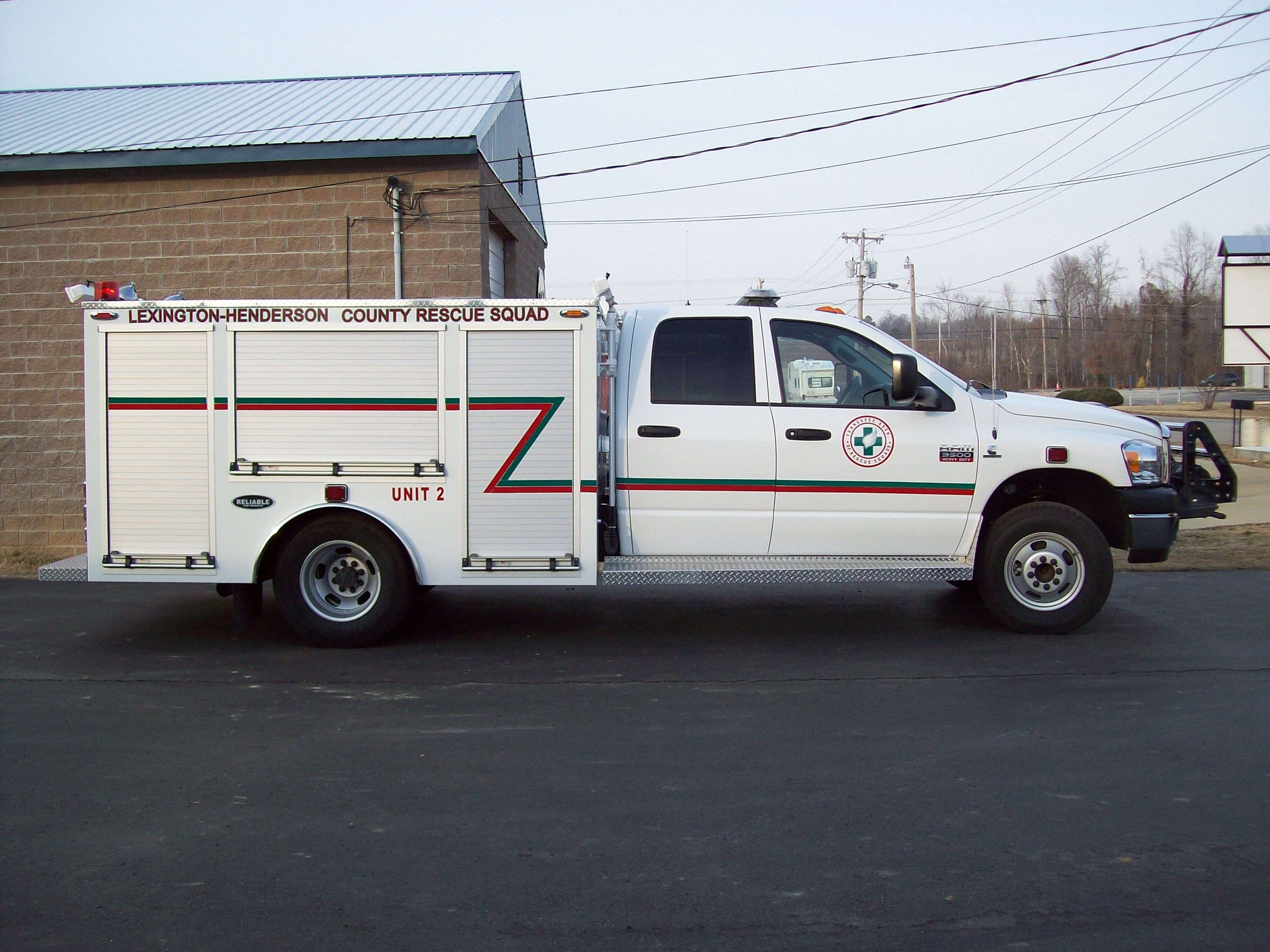 Henderson Couty Rescue #2, TN, Right Side w/Graphics