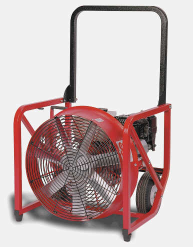 SuperVac 20 Inch Positive Pressure Ventilation Fan with Honda Engine