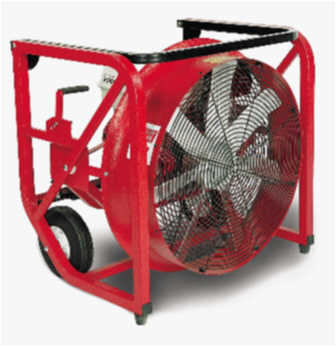 SuperVac 24 Inch Positive Pressure Ventilation Fan with Honda Engine