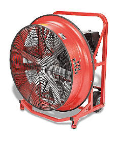 SuperVac 30" Positive Pressure Ventilation Fan, Honda Engine